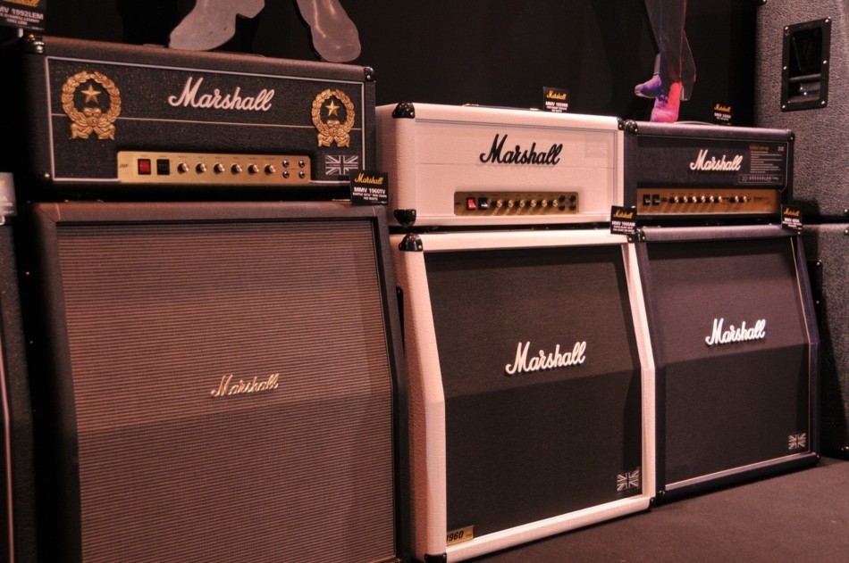 Marshall amplifier and boxes