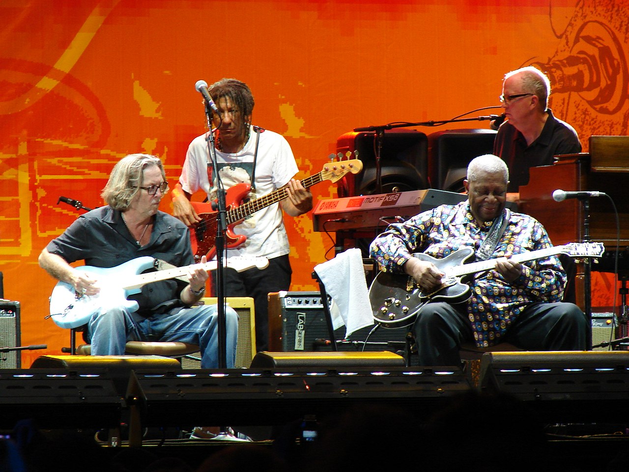 Clapton und B.B. King, 2010 - Powerful Vintage Tube Amplifiers