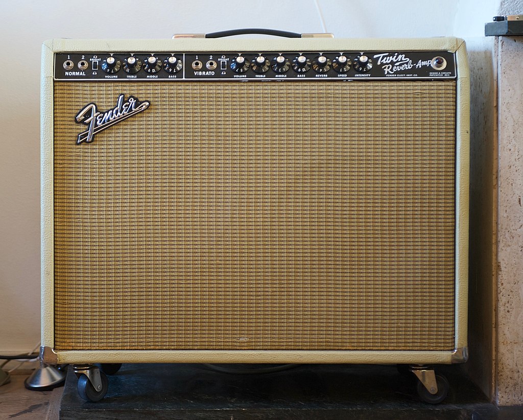 1965 Fender Twin Reverb Blonde