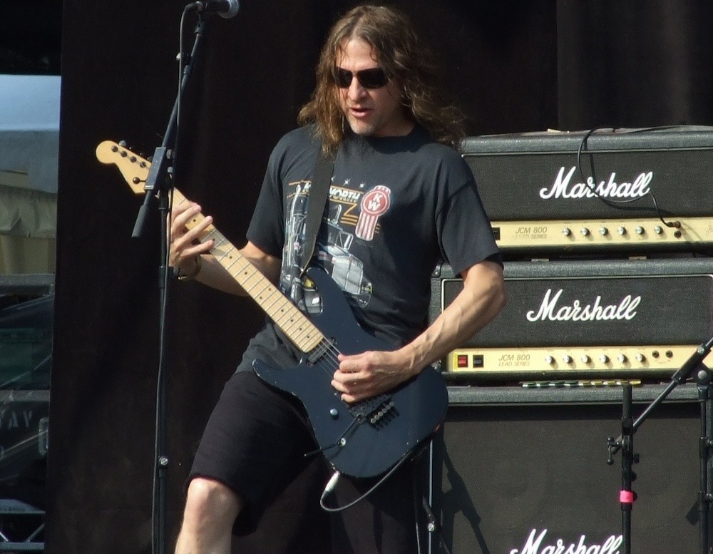 Klaus Eichstadt, guitarist of the American rock band Ugly Kid Joe