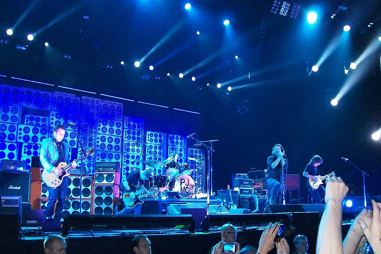 Pearl Jam in Amsterdam im Jahre 2012