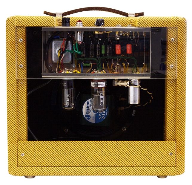 Amp Kit Tweed One-5, 5F1 Style with ca. 5 watt power.