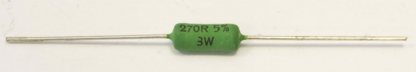 Z-R270.3W Drahtwiderstand 5%, 3 Watt,  270 Ohm