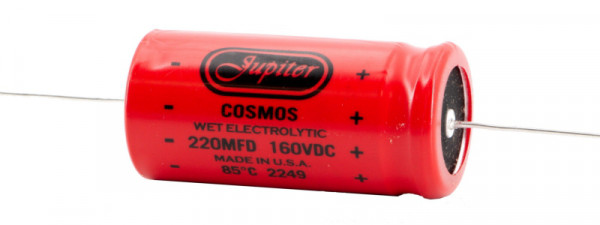 V-JC220160 Jupiter Cosmos Kondensator, 220uF, 160V