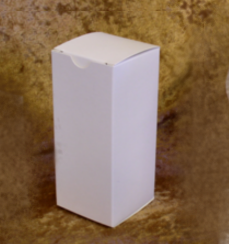 BOX12 Röhrenfaltschachtel 45x45x115mm, gross weiß