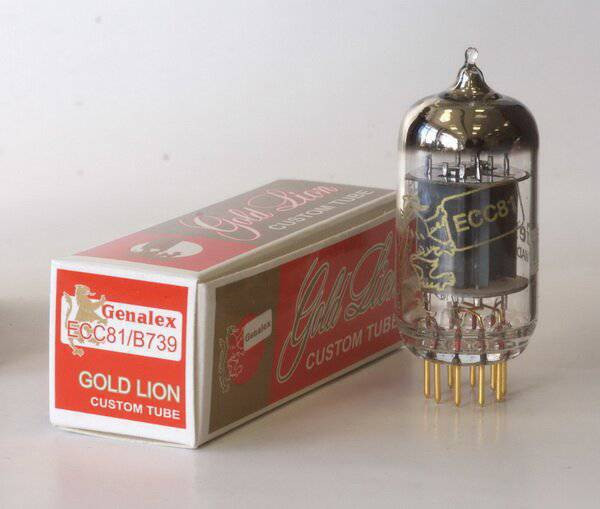 NN-GL-12AT7 Gold Lion 12AT7 / ECC81 Genalex / Russia