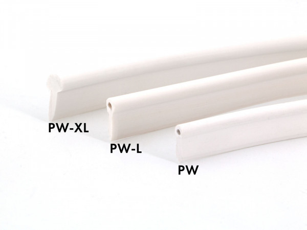 PW Piping / Kederband, d=3.3mm x 7mm weiß