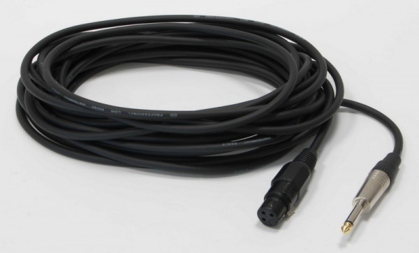 CB5079-HB52 TAD Kabel für Hohner Harp Blaster HB52 Bullet Mic, Classic Black