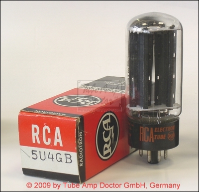 2 RCA 5U4GB Rectifier Tubes NOS 
