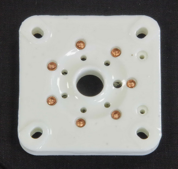 S7C-1 Septarfassung / Röhrensockel für 6C33C / 6S33S and others, Keramik