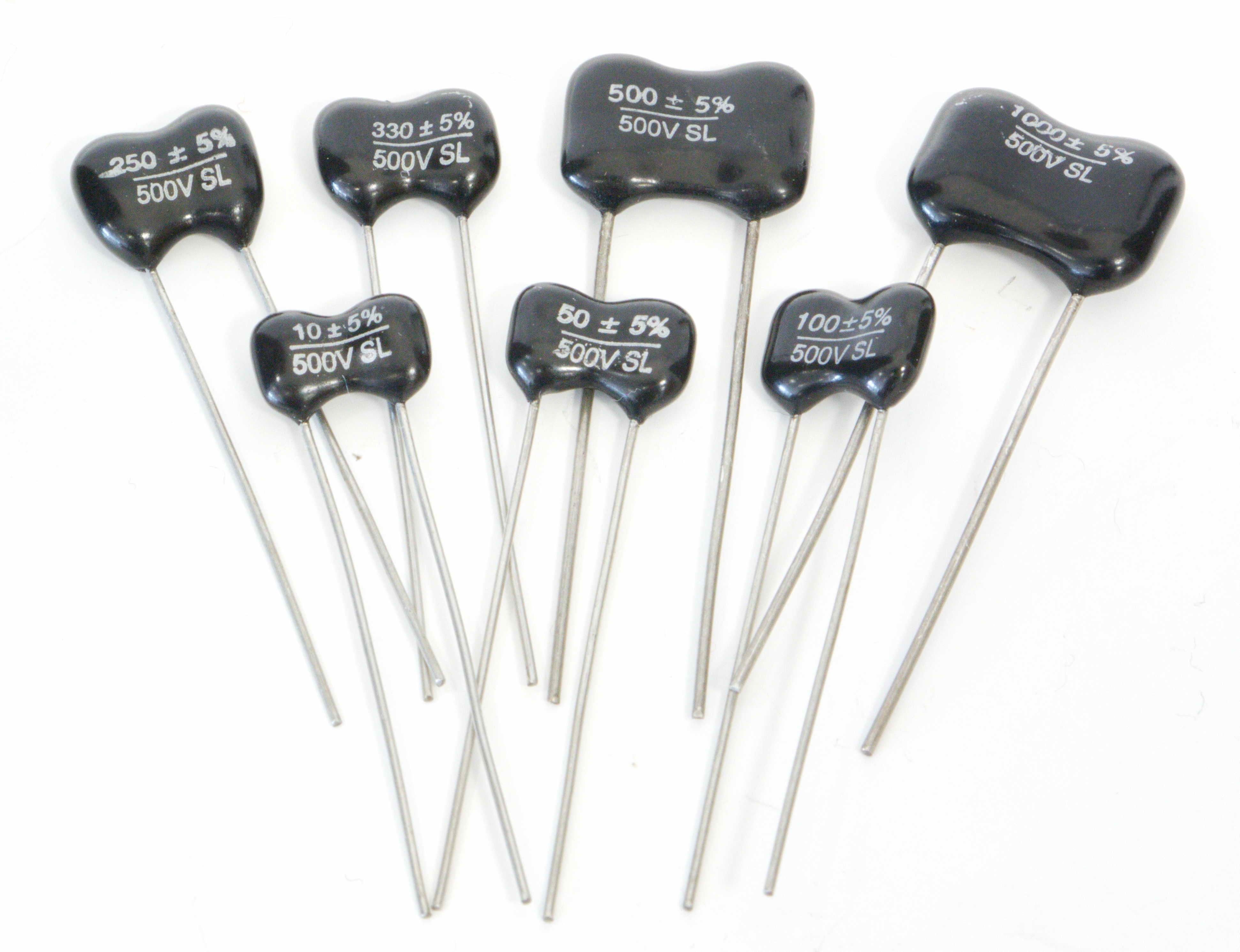 UK NEW 10pcs Silver MICA Capacitor 120pF 500V for guitar amps tone tube audio