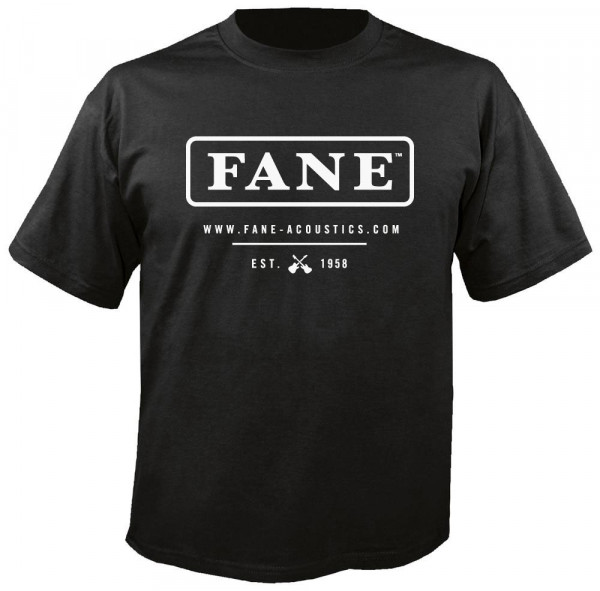FANE-SHIRT-LOGO-L FANE T-Shirt Logo schwarz, L