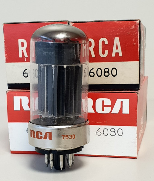 S6080-RCA 6080  (6AS7G/ECC230) RCA / USA , Leistungsdoppeltriode
