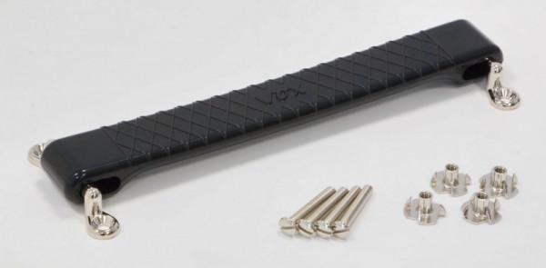 VH-L VOX® Verstärker-Griff, schwarz, mit Logo + Diamond Muster