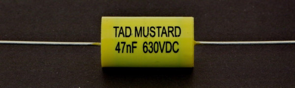 V-MC47 TAD 47nF 630VDC Mustard Cap  (47nF = 0.047uF)