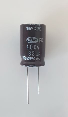 MECAP33-350 Elektrolytkondensator für Marshall 33uF @ 350V, PCB mount