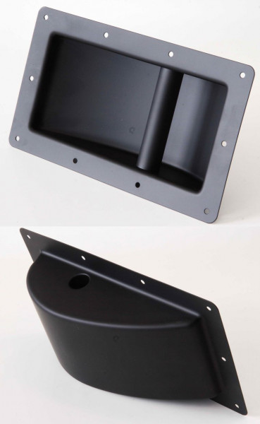 MRV7-METAL Marshall Style Griffschale aus Metall, schwarz für Boxen