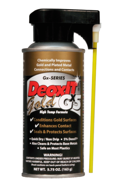 GX5S-6N DeoxIT® GOLD Gx Series, GX5S-6N Sprühdose, 163gr.  5% Tinktur