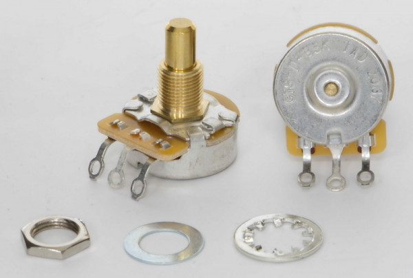 CTS-D-B5K CTS 5K LIN Custom Dimple Potentiometer, glatte 6.3mm Achse, 24mm