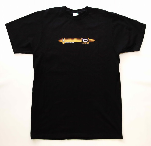 TAD-SHIRT-BL-S TAD T-Shirt 100% Organic Cotton/Baumwolle SMALL, Black w/ print, 150gr