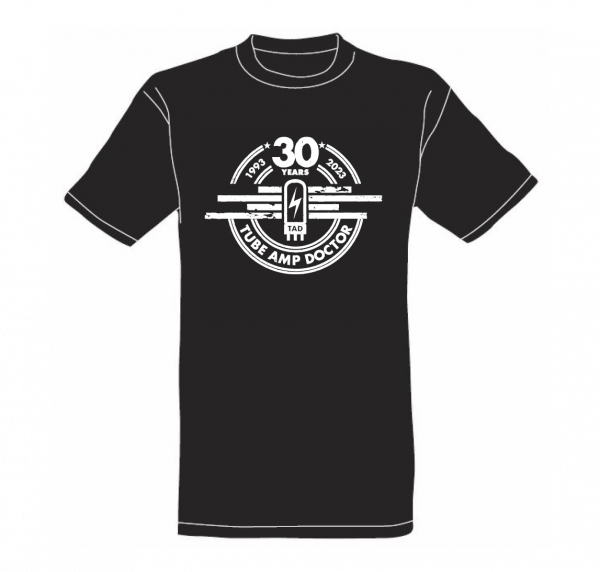 TAD-SHIRT-30 TAD T-Shirt 30 Jahre, schwarz