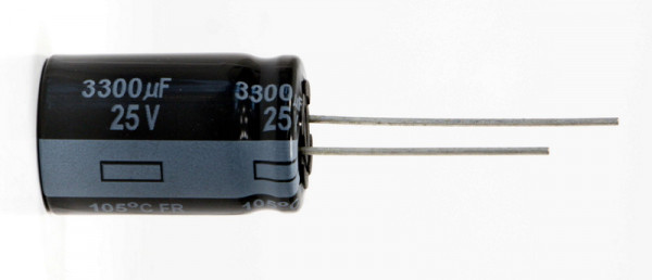V-330025R Elektrolytkondensator 3300uF @ 25V radial,  für Mesa Boogie