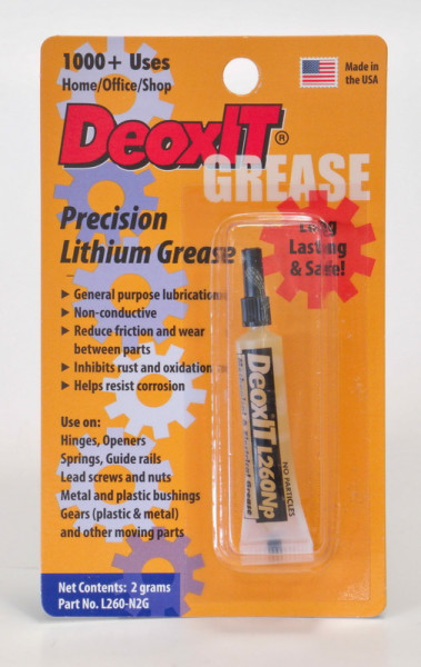 D-L260-N2G CAIG DeoxIT® L260Np Grease (formerly CaiLube), No particles, 2g, squeeze tube