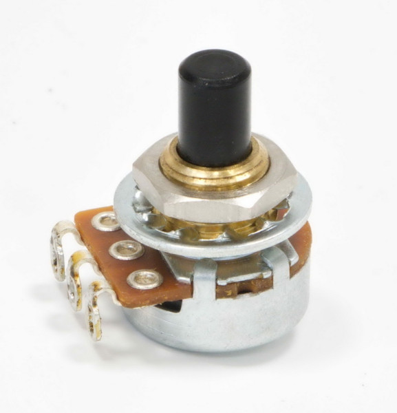 Z-MB-A1M10-16 Mesa Boogie® Potentiometer, 1M10% Audio, Lötösen, 6.3mm-Achse, 16mm